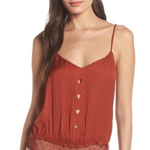 Free People | rust orange bodysuit